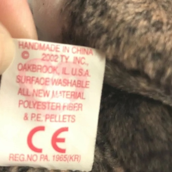 Cappuccino Cat BBOM 2002 Retired Ty Beanie Baby of the Month Collectible Mint - Picture 3 of 5